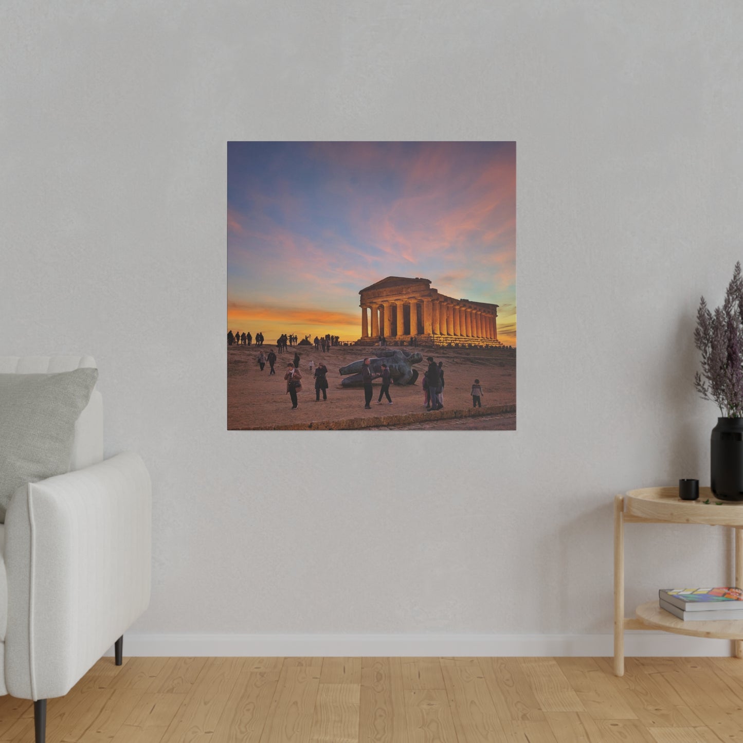 Valle dei Templi - Matte Canvas Print