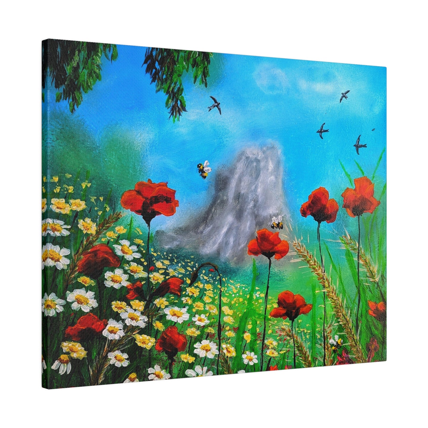 Mussomeli Spring - Matte Canvas Print