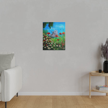 Mussomeli Spring - Matte Canvas Print