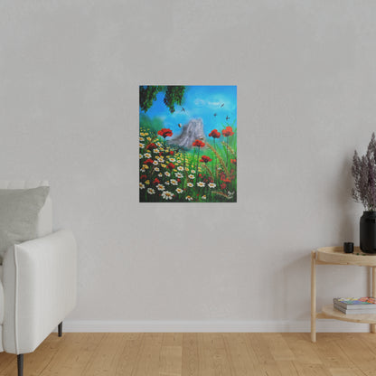 Mussomeli Spring - Matte Canvas Print